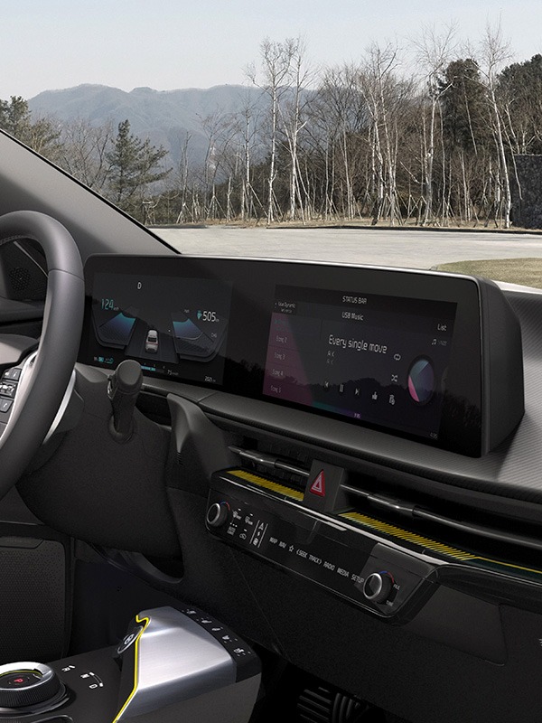 Kia EV6 Milano display