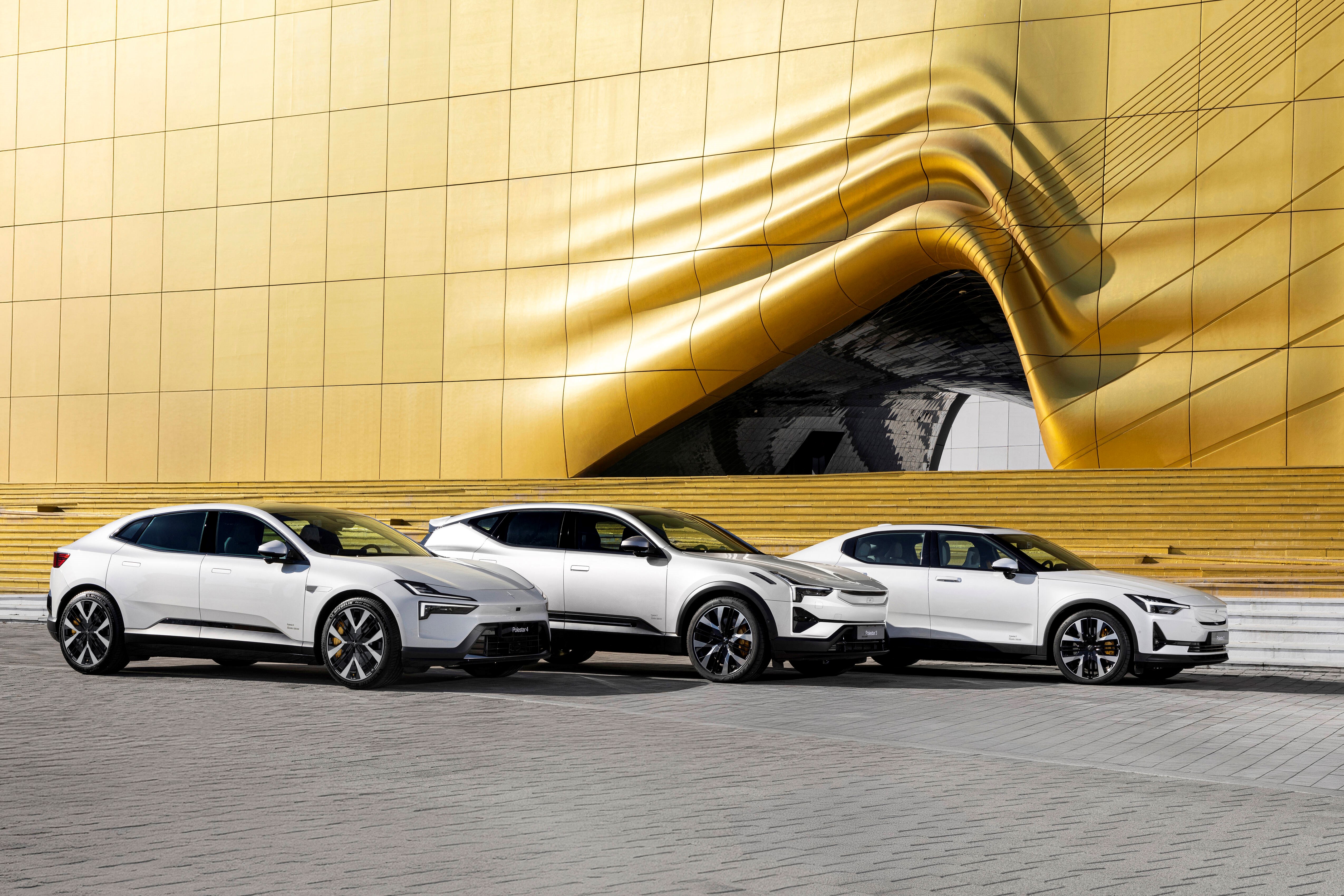 687209 20250124 Polestar Line Up Polestar 4 Polestar 3 Polestar 2