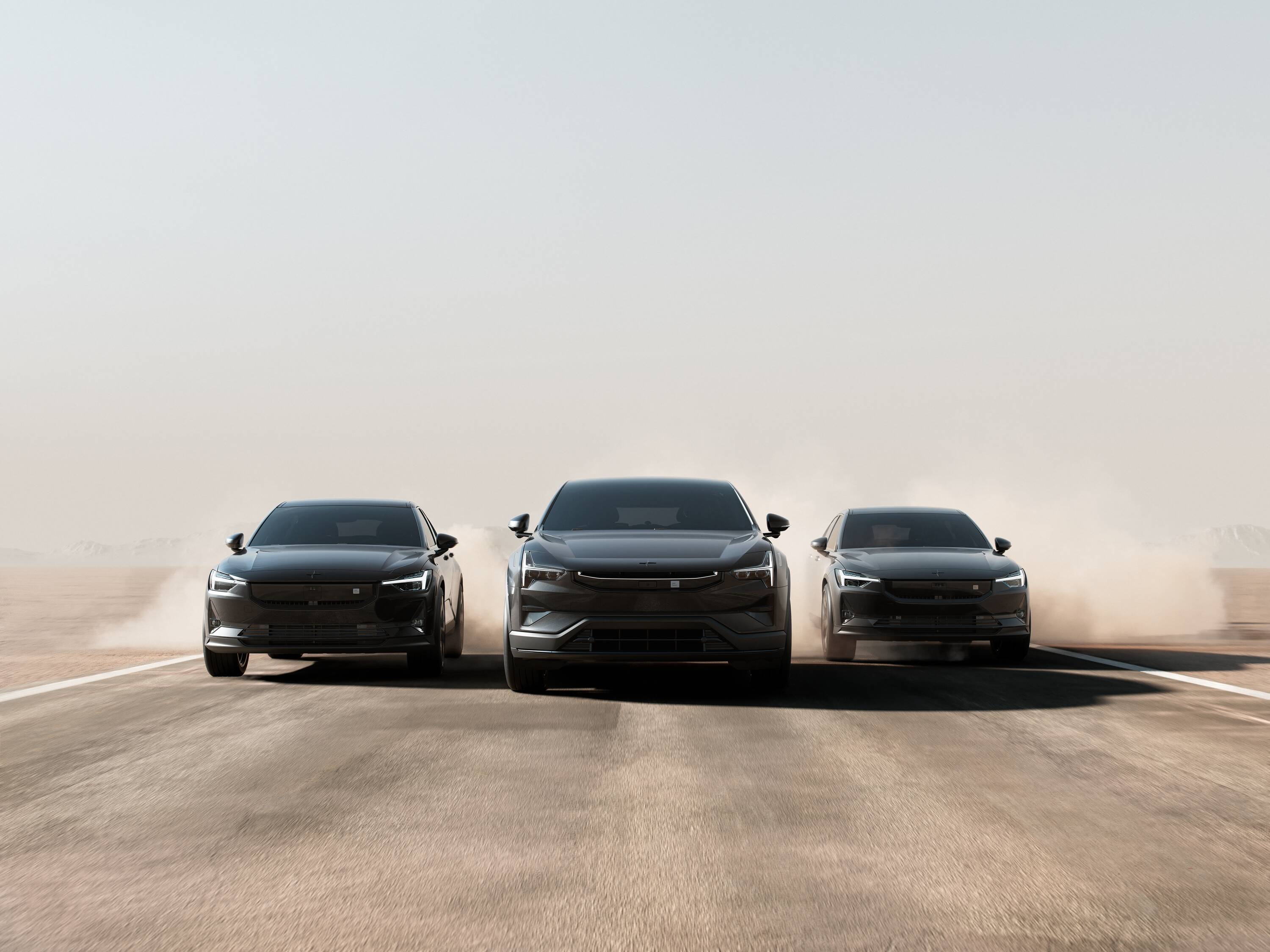 687209 20250124 Polestar Line Up Polestar 4 Polestar 3 Polestar 2