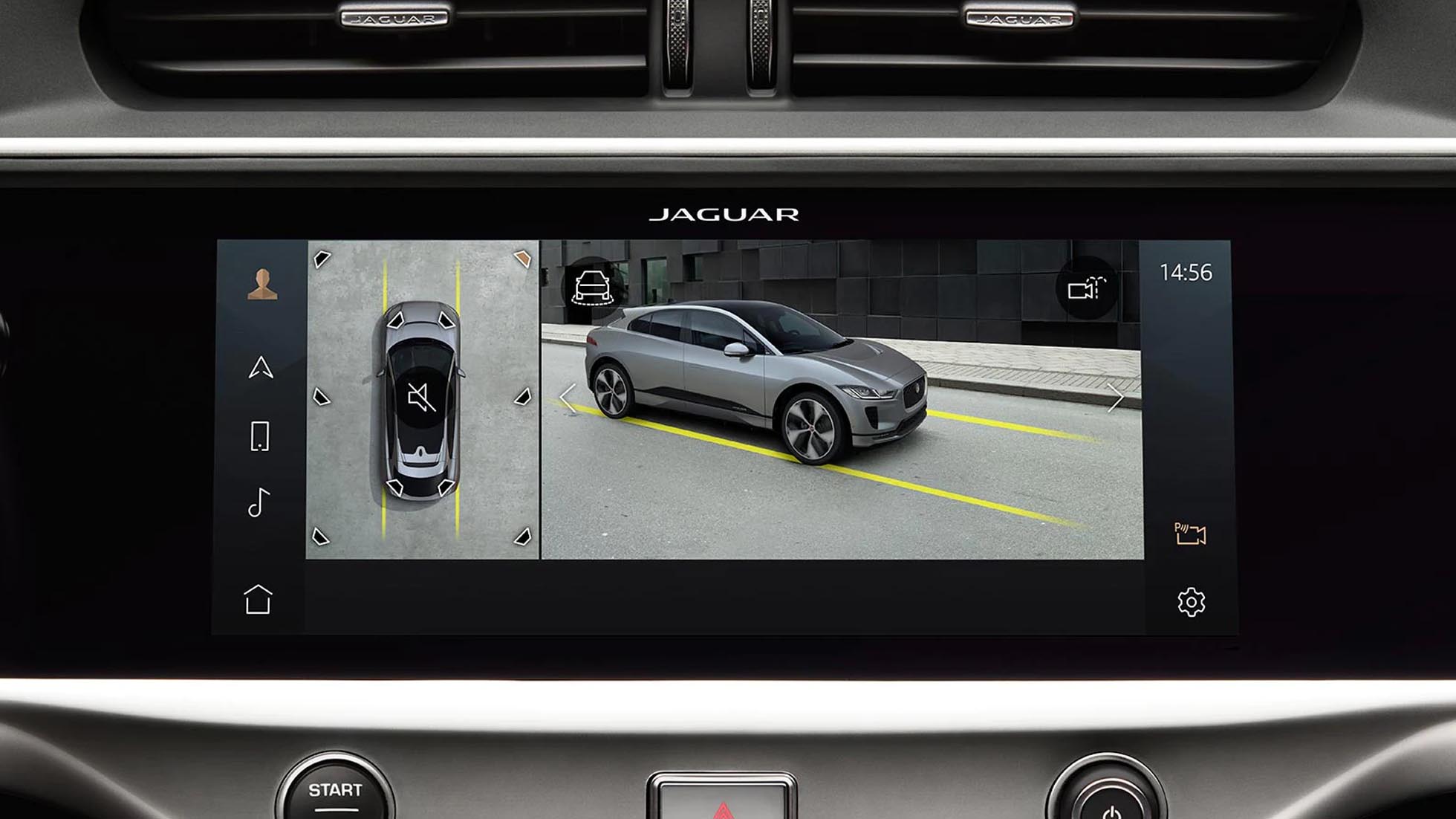 Jaguar I Pace Milano telecamere