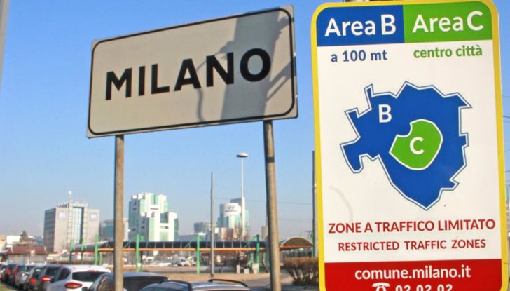 Traffico Milano Area B Area C 2021 728X415