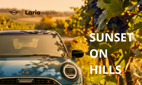 SUNSET ON HILLS