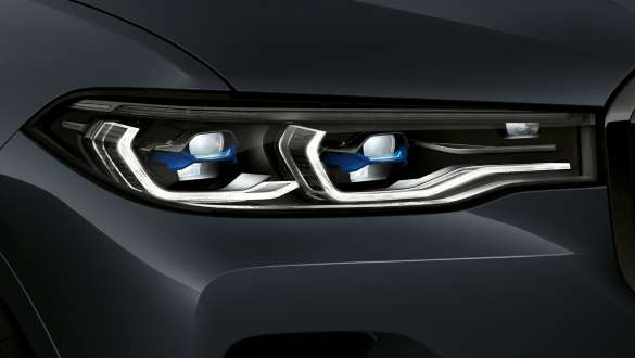 BMW X7 Bergamo Lecco Sondrio luci laser