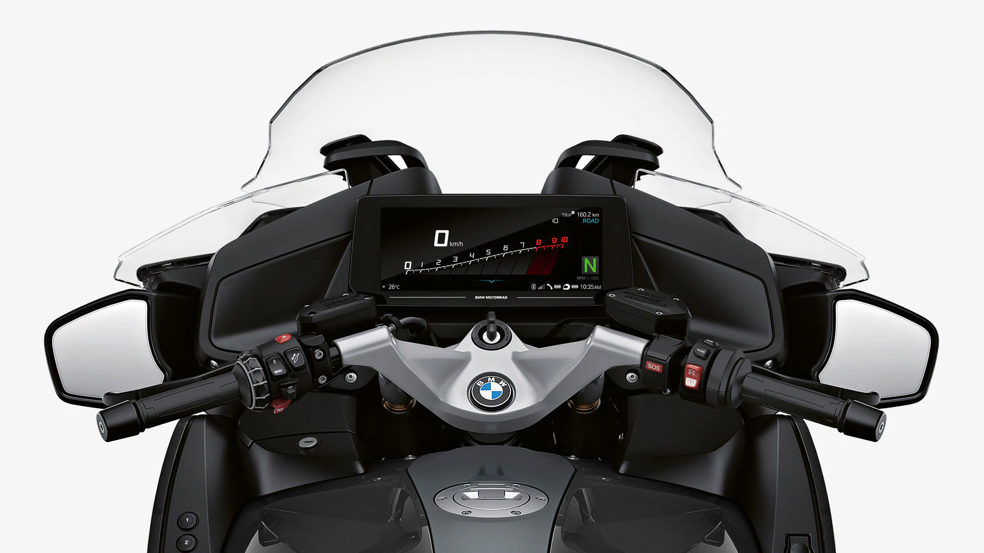 BMW R1250rt Lecco Sondrio display